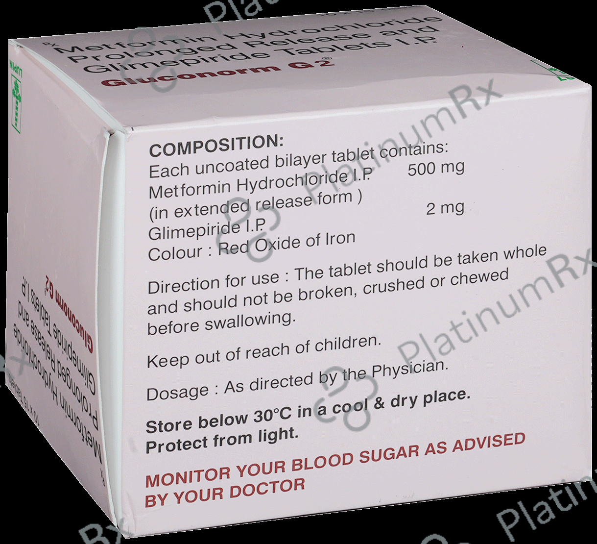 Gluconorm G2 2/500mg Tablet PR 15s