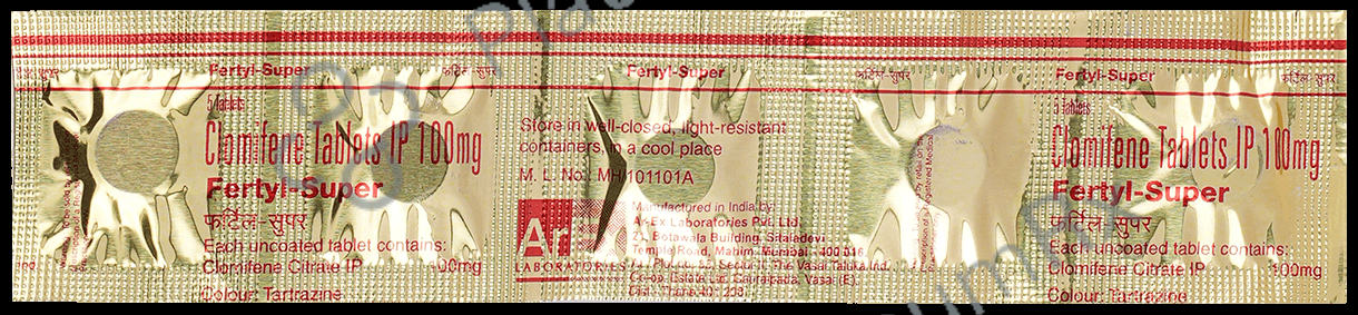 Fertyl Super 100mg Tablet 5s