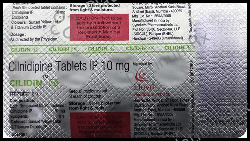 Cilidin 10mg Tablet 15s
