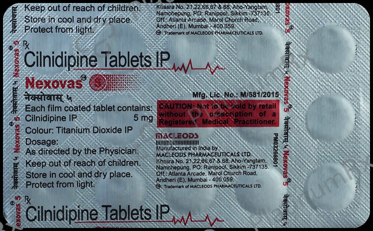 Nexovas 5mg Tablet 15s