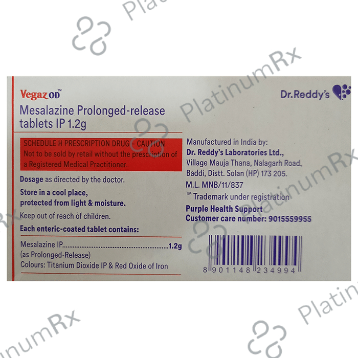 Vegaz OD Tablet PR 10 tablets