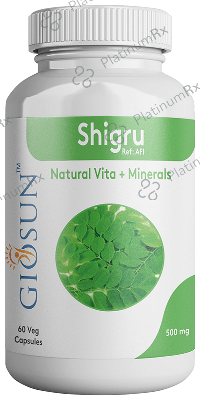 Giosun Shigru Natural Vita + Minerals 500mg Veg Capsule