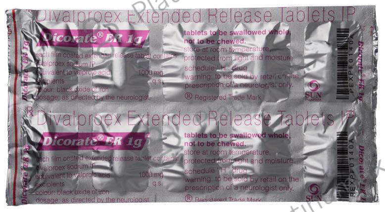 Dicorate ER 1000mg Tablet 10s