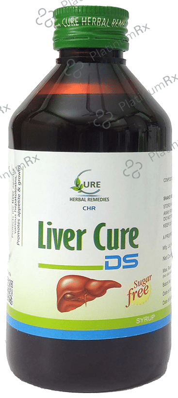 Cure Herbal Remedies Liver Cure Ds Syrup Sugar Free 500 ml