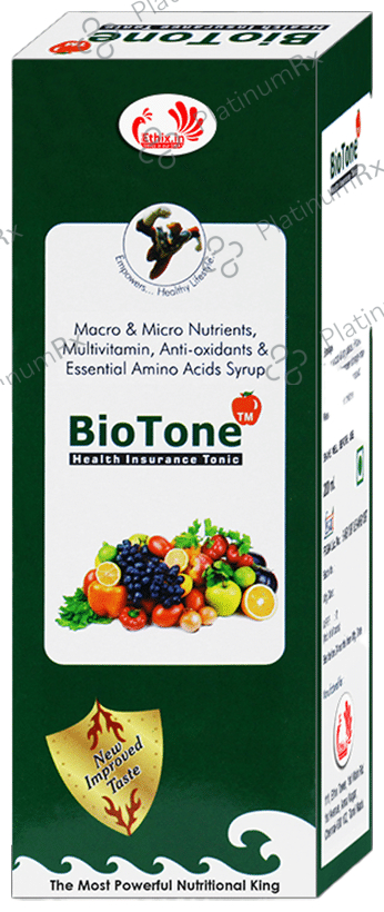Dr. Ethix's BioTone Syrup (100ml Each)