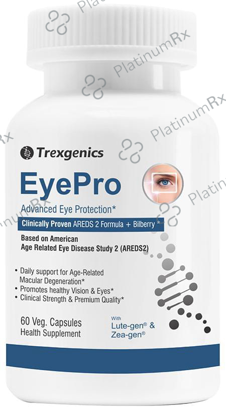 Trexgenics EyePro AREDS2 Eye Care Veg Capsule