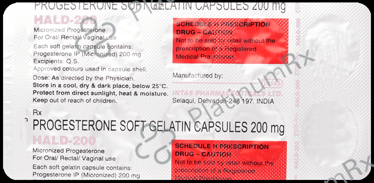 Hald 200mg Soft Gelatin Capsule 10s