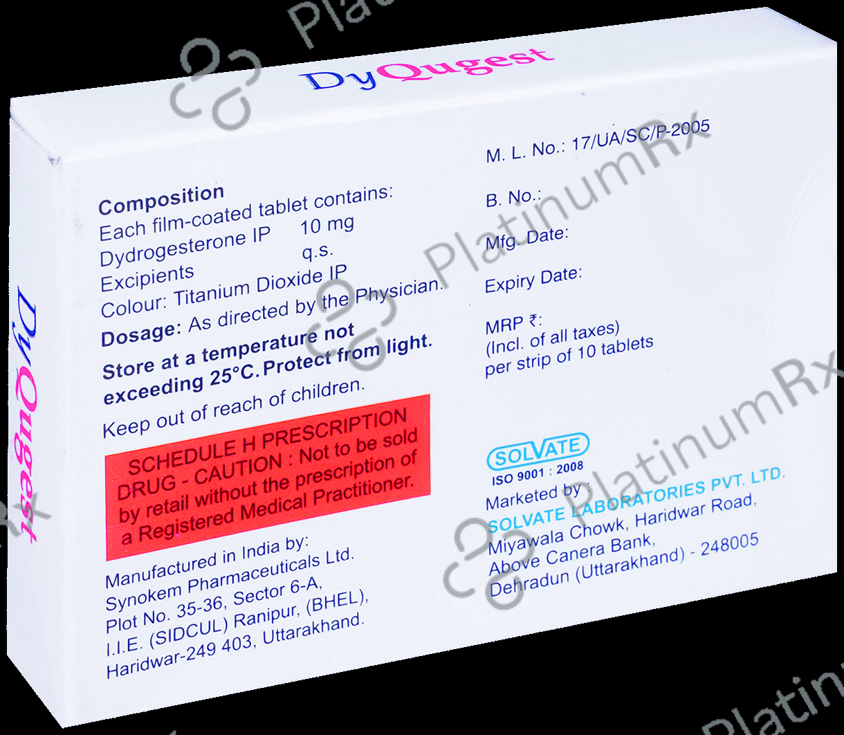 DYQUGEST 10mg Tablet
