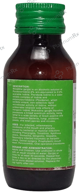 Wokadine Gargle 2% Solution