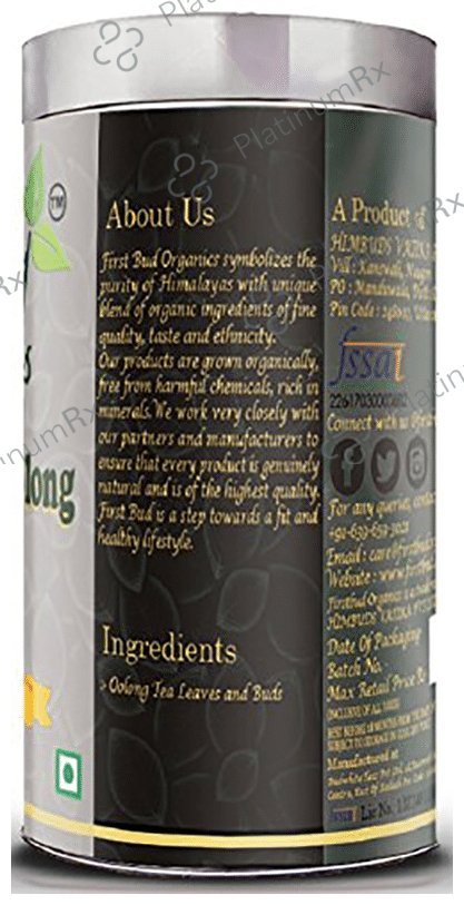 First Bud Organics Premium Darjeeling Oolong Classic Green Tea