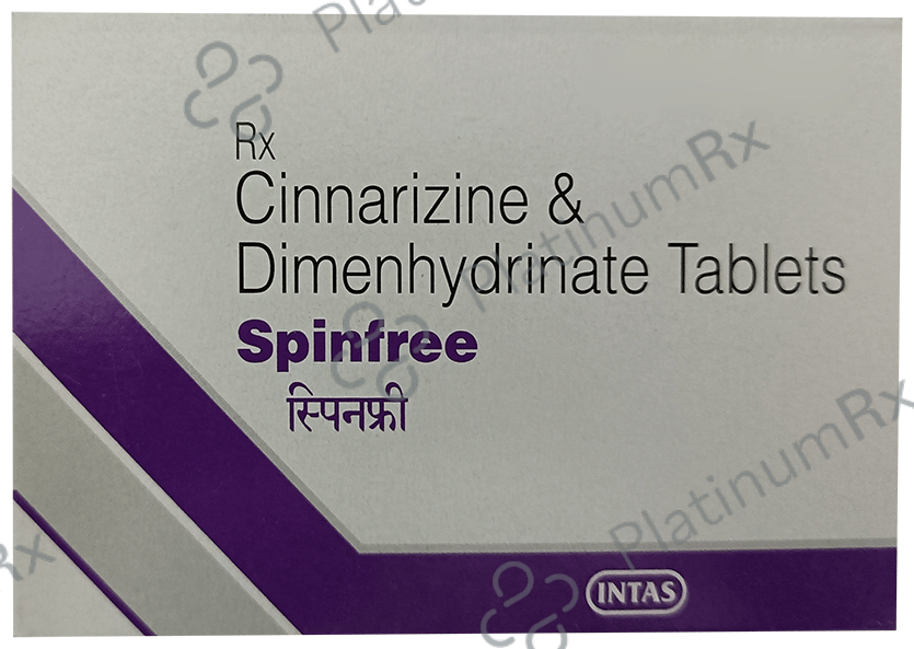 Spinfree 20/40mg Tablet 15s