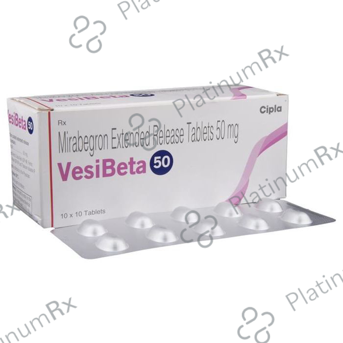VesiBeta 50mg Tablet ER 10s