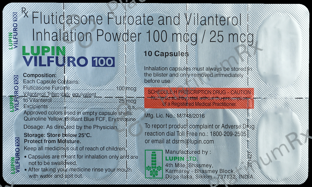 Lupin Vilfuro 100 Capsule 10s