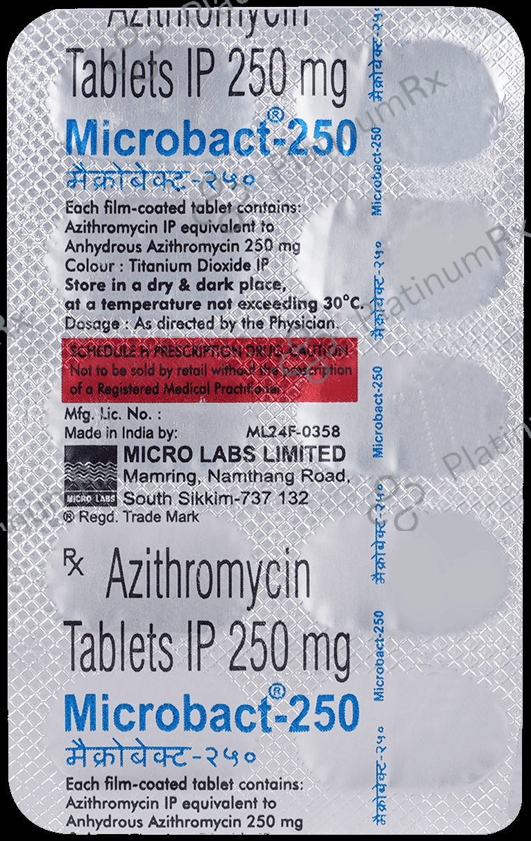 Microbact 250mg Tablet 10s