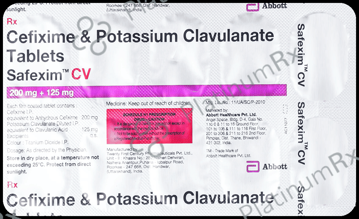 Safexim CV Tablet