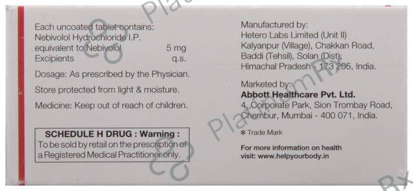 Nubeta 5mg Tablet 10s