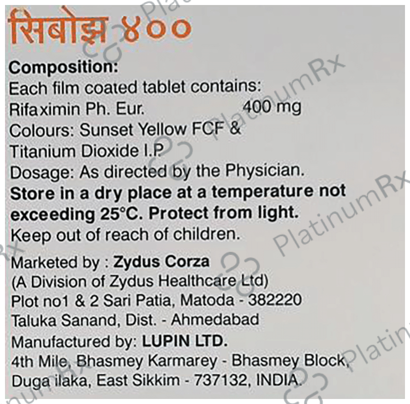 Ciboz 400mg Tablet 10s