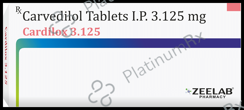 Cardilox 3.125mg Tablet