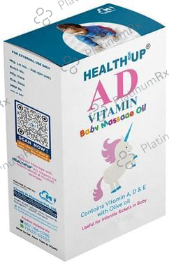Health Up AD Vitamin Baby Massage Oil 100 Oil