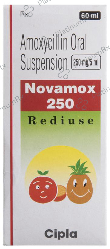 Novamox 250mg Rediuse Oral Suspension 60ml