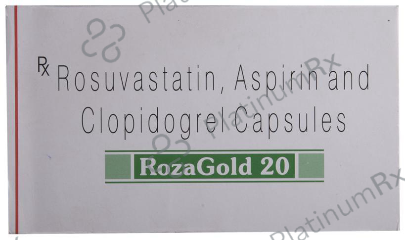 Rozagold 75/20/75mg Capsule 10s
