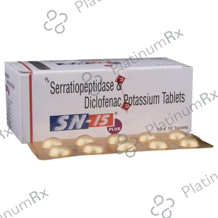 SN 15 Plus 50/10mg Tablet 10s
