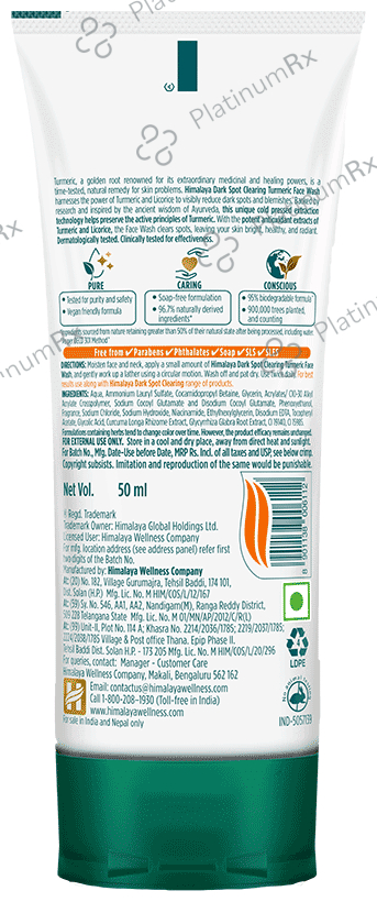 Himalaya Dark Spot Clearing Face Wash 50 ml