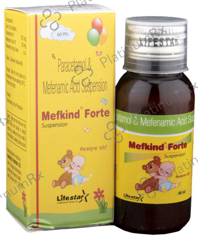 Mefkind Forte 50/125mg Suspension 60ml