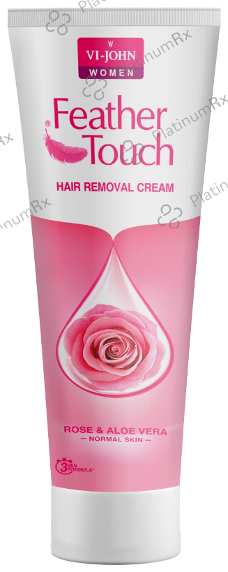 Vi-John Feather Touch Hair Removal Cream Rose & Aloe Vera 110 gm