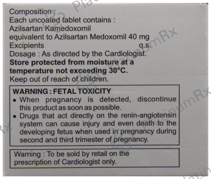 Zilarbi 40mg Tablet 10s