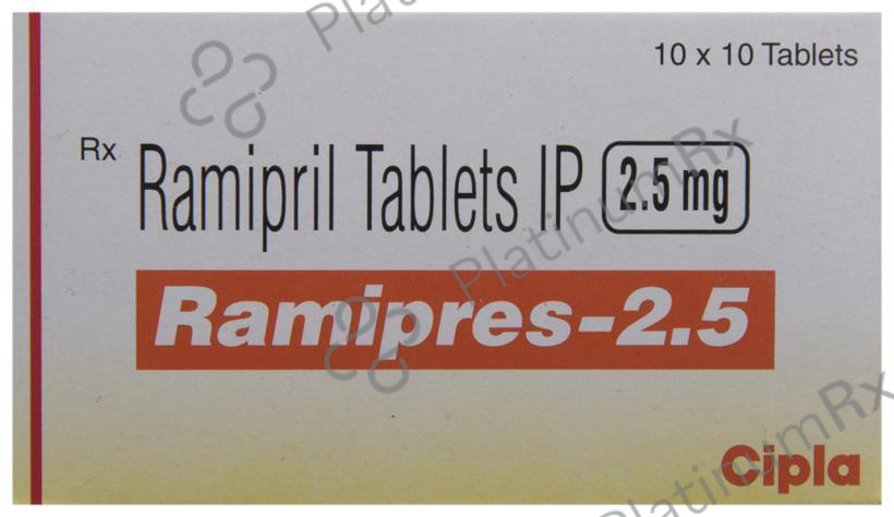 Ramipres 2.5mg Tablet 10s