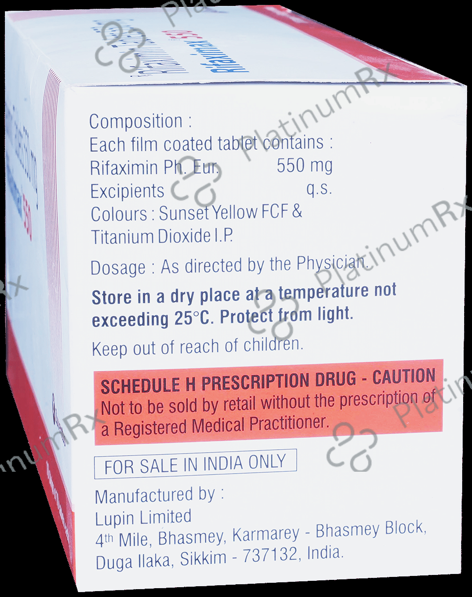 Rifaximax 550mg Tablet