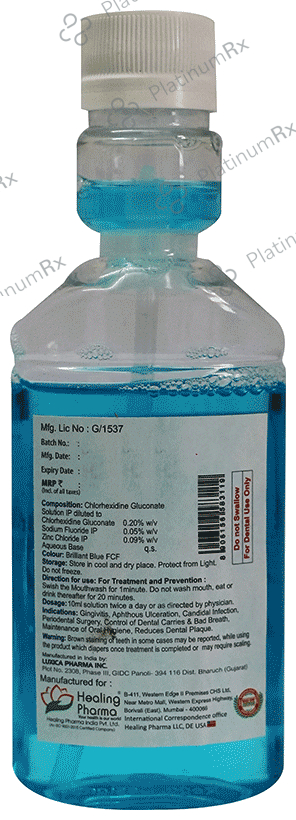 Healing Pharma Hexisure Plus Mouth Wash 100ml