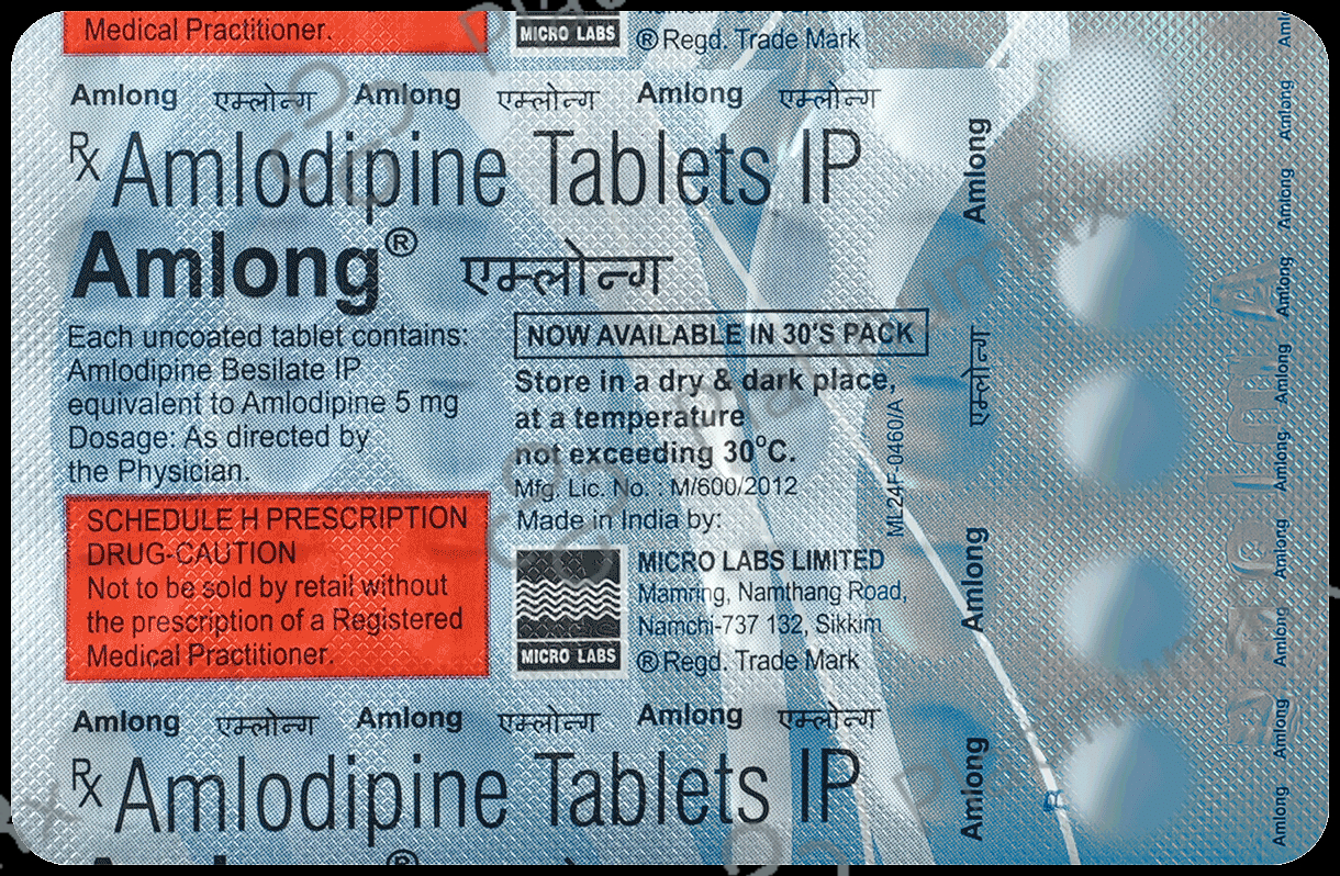Amlong 100mg Tablet 30s