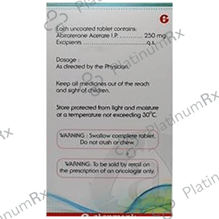 Abirapro 250mg Tablet 120 Tablet