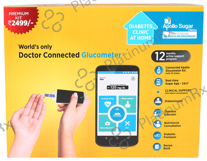 Apollo Sugar Diabetes Home Care Premium Glucometer