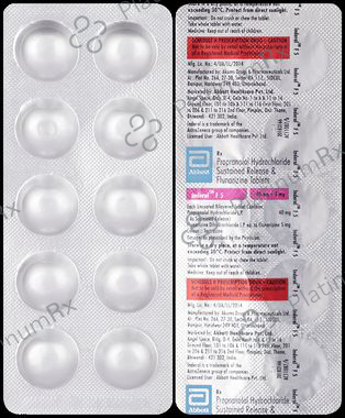 Inderal F 5/40mg Tablet SR 10s