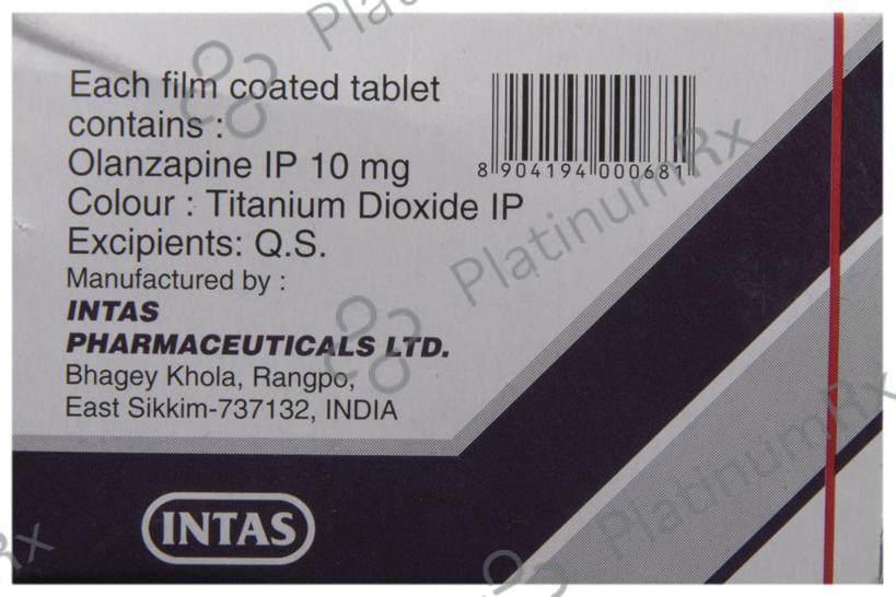 Oliza 10mg Tablet 10s