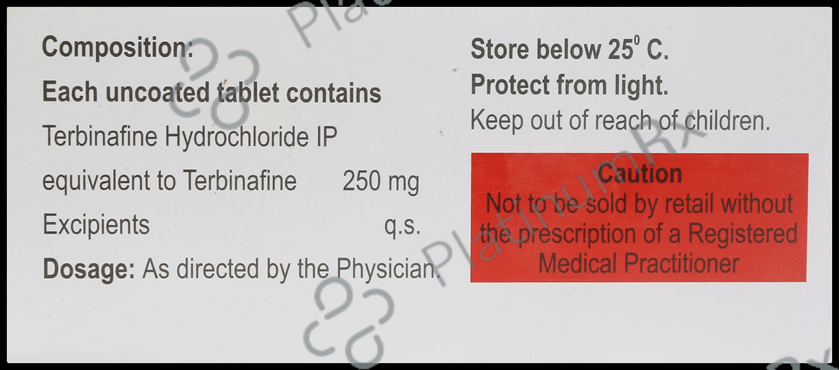 Tergosil 250mg Tablet 10s