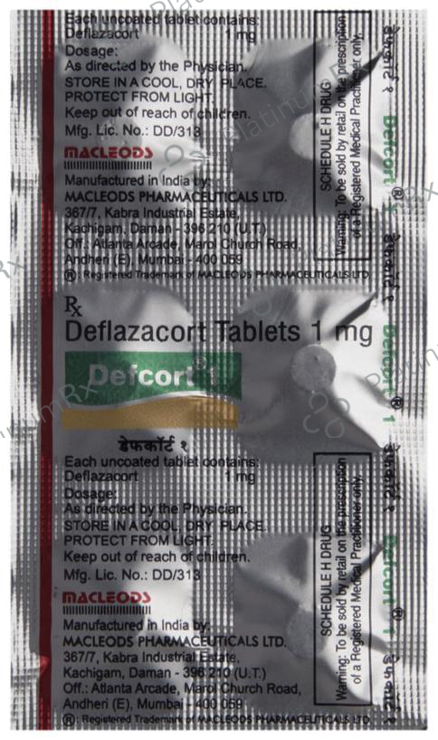 Defcort 1 Tablet