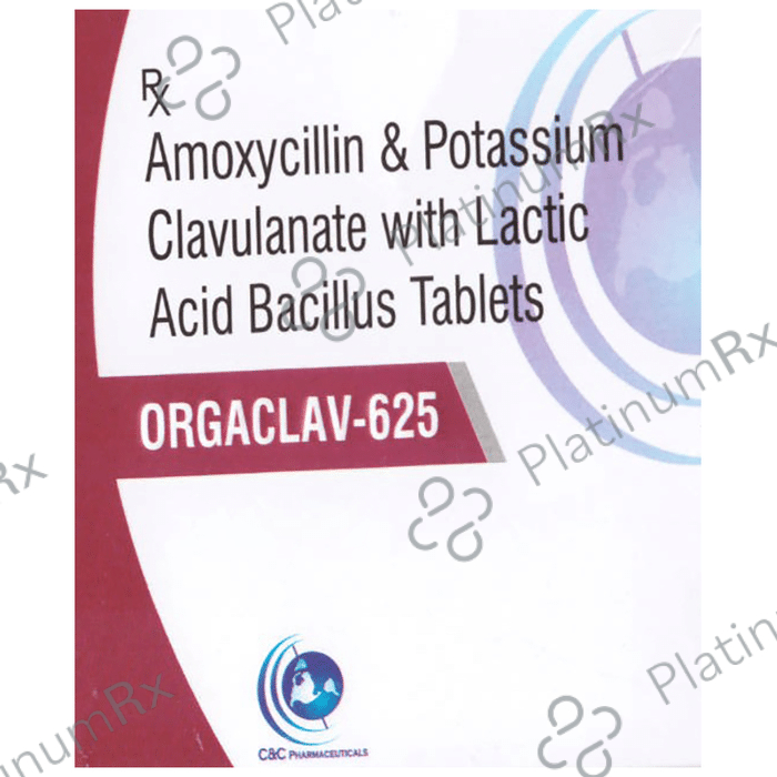 Orgaclav 625 Tablet