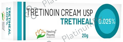 Tretiheal 0.025% Cream 20gm