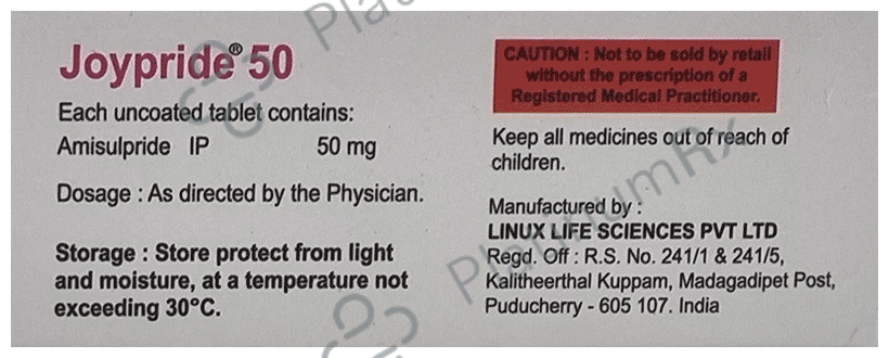 Joypride 50mg Tablet 10s