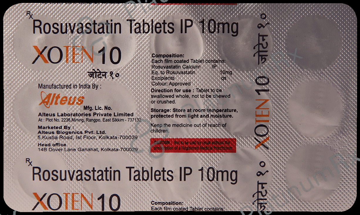 Xoten 10mg Tablet