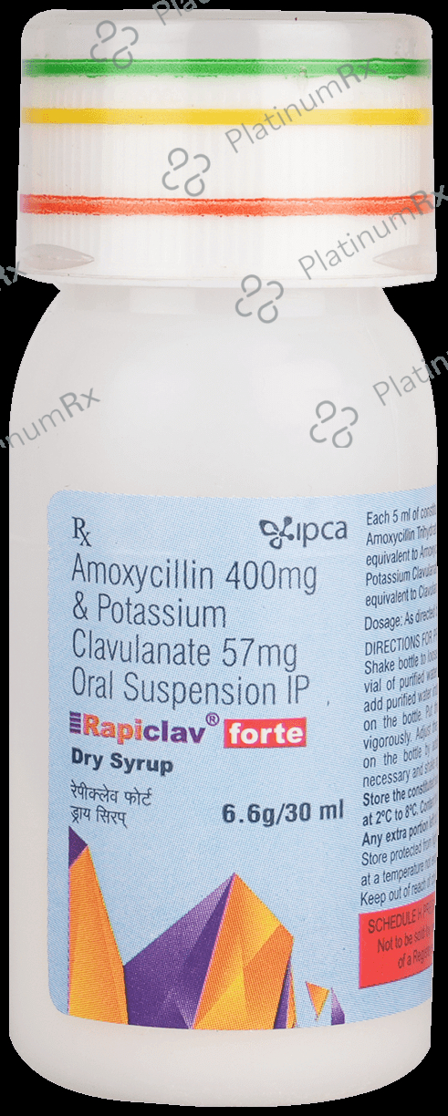 Rapiclav Forte 400/57mg Dry Syrup 30ml