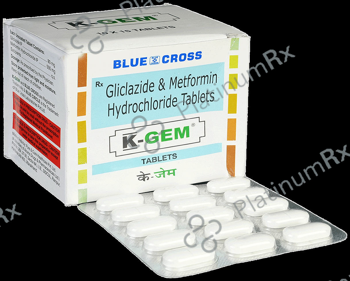 K Gem 80/500mg Tablet 15s