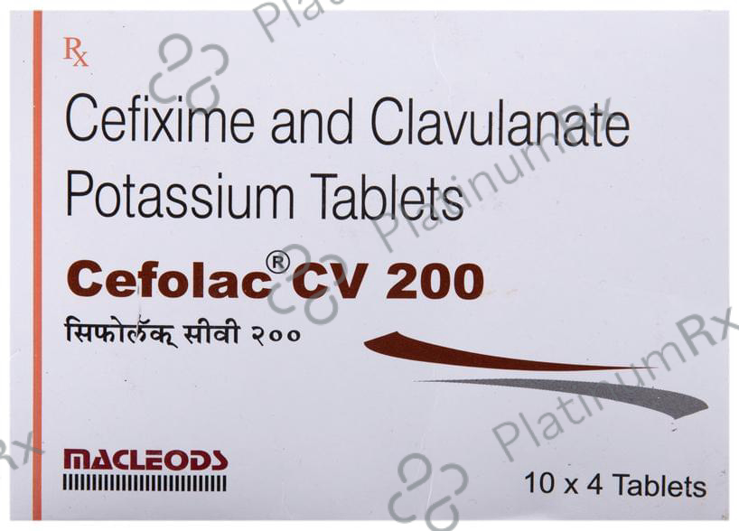 Cefolac CV 200/125mg Tablet 4s