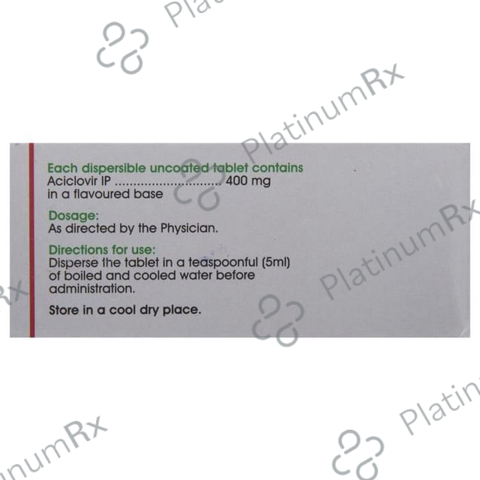 Acivir 400 DT Tablet