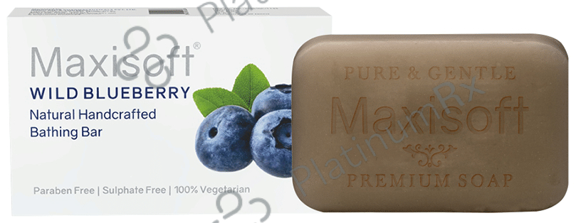 Maxisoft Wild Blueberry Bathing Bar (75gm Each) 1 units