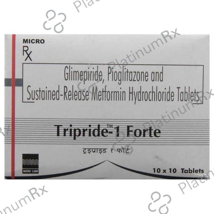 Tripride 1 Forte Tablet SR 10 tablets